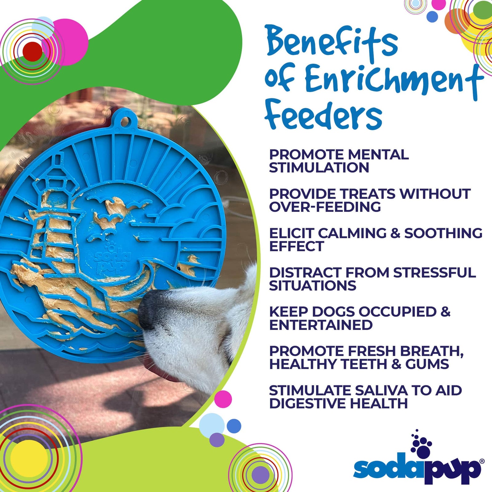Lighthouse Enrichment Lick Mat With Suction Cups