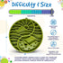 Sun and Moon Shallow Slow Feeder Dog Bowl for Enrichment