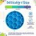 Honeycomb eBowl Deep Slow Feeder Dog Bowl for Enrichment