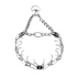 Herm Sprenger Chrome Plated Prong Collar with Swivel