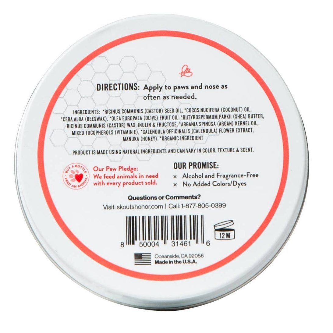 Skout's Honor Prebiotic Pet Balm