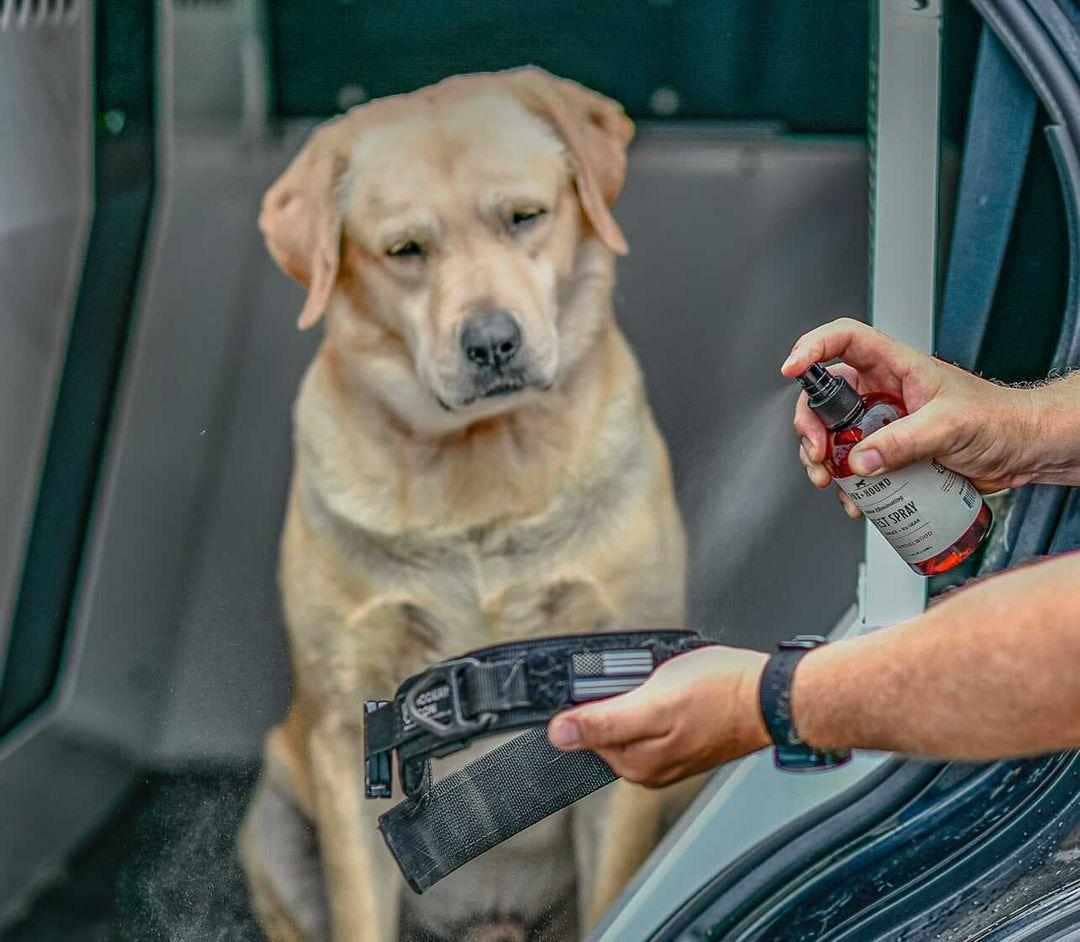 Fox + Hound Odor Eliminating Vest Spray for K9, Police & First Responder Gear