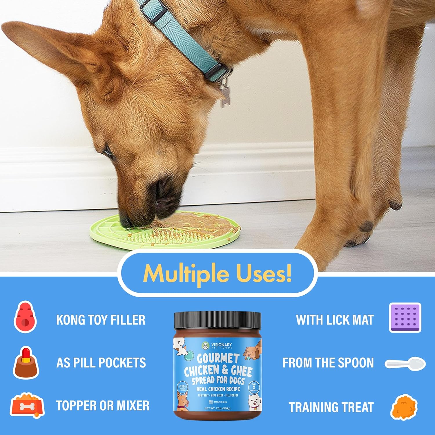 Chicken and Ghee Meat Spread | NEW 12oz Jar