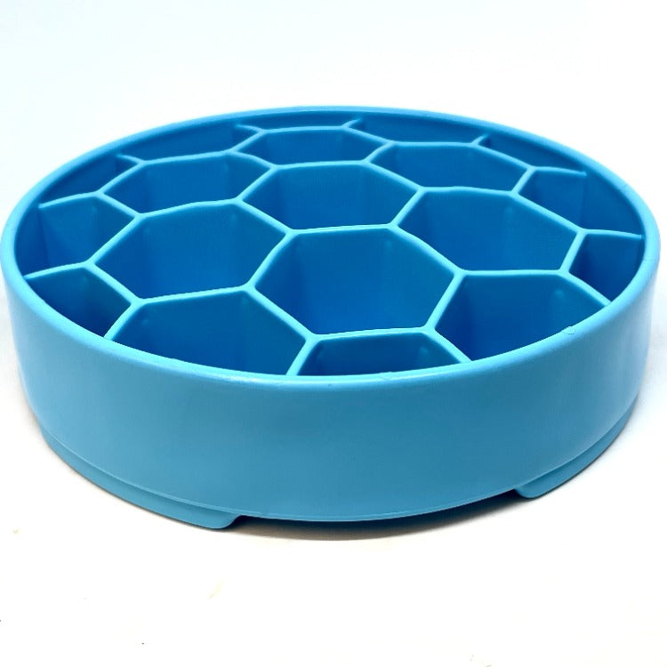 Honeycomb eBowl Deep Slow Feeder Dog Bowl for Enrichment