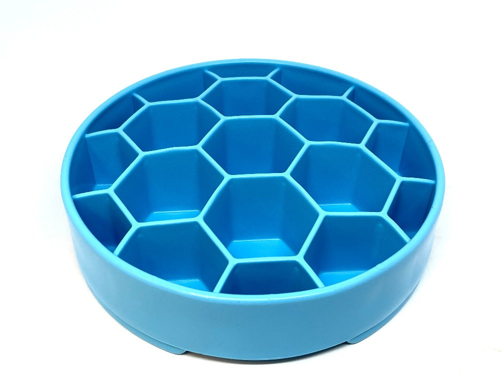 Honeycomb eBowl Deep Slow Feeder Dog Bowl for Enrichment