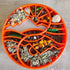 Sun and Moon Shallow Slow Feeder Dog Bowl for Enrichment