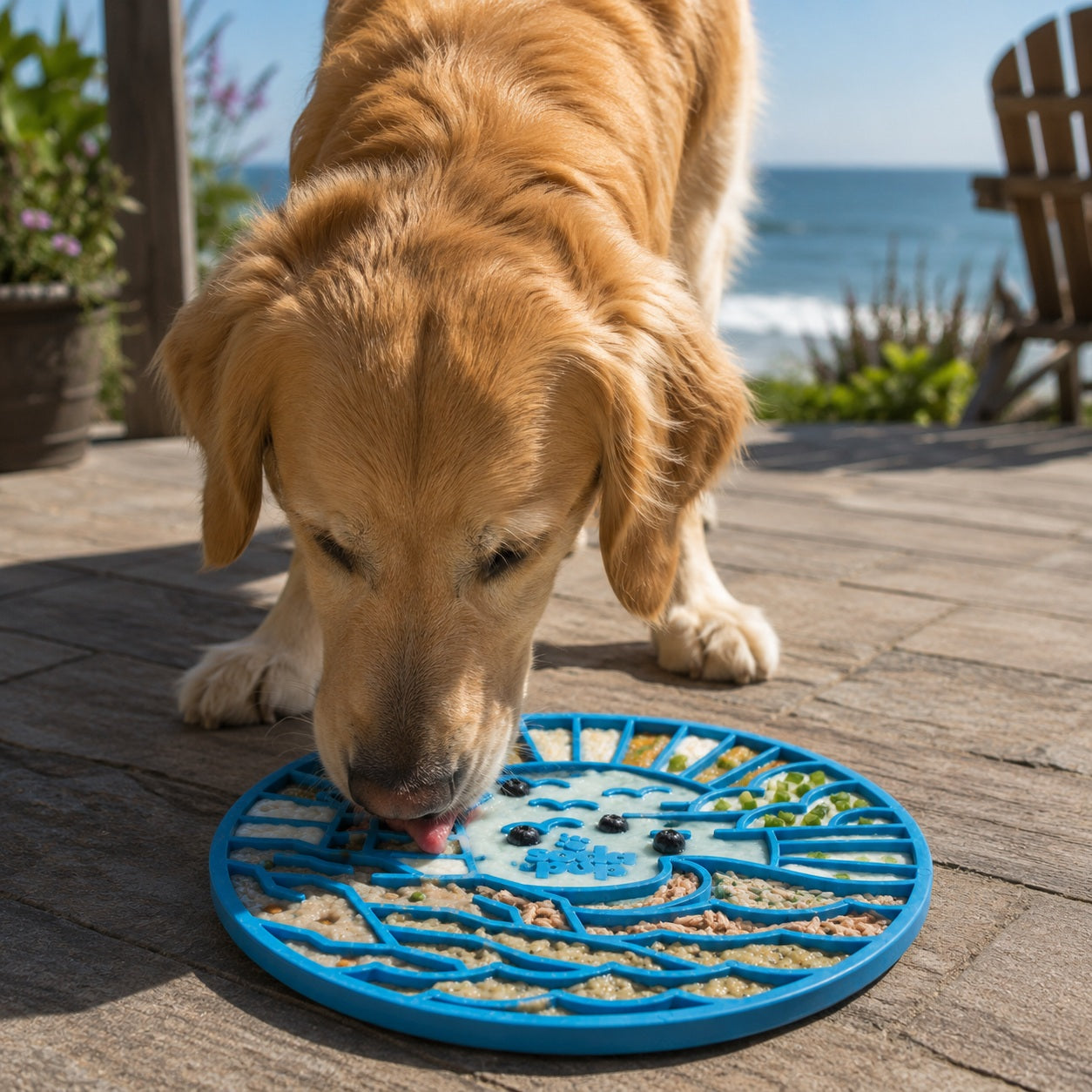 Lighthouse Enrichment Lick Mat With Suction Cups