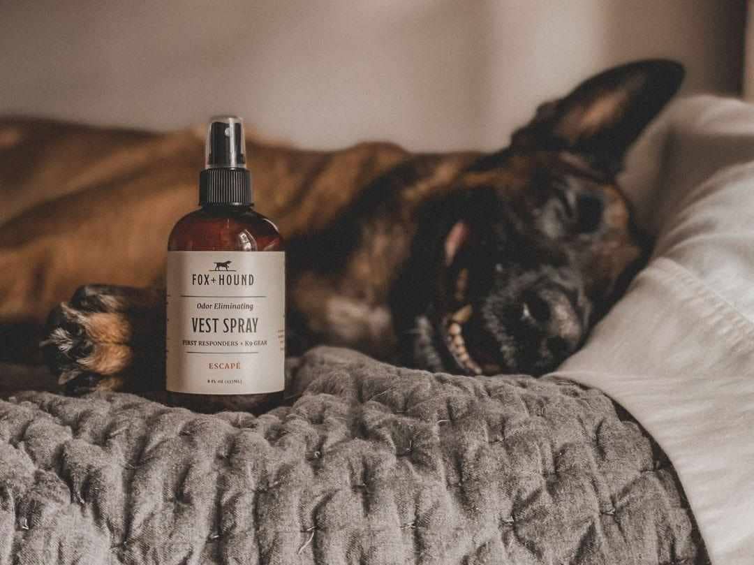 Fox + Hound Odor Eliminating Vest Spray for K9, Police & First Responder Gear