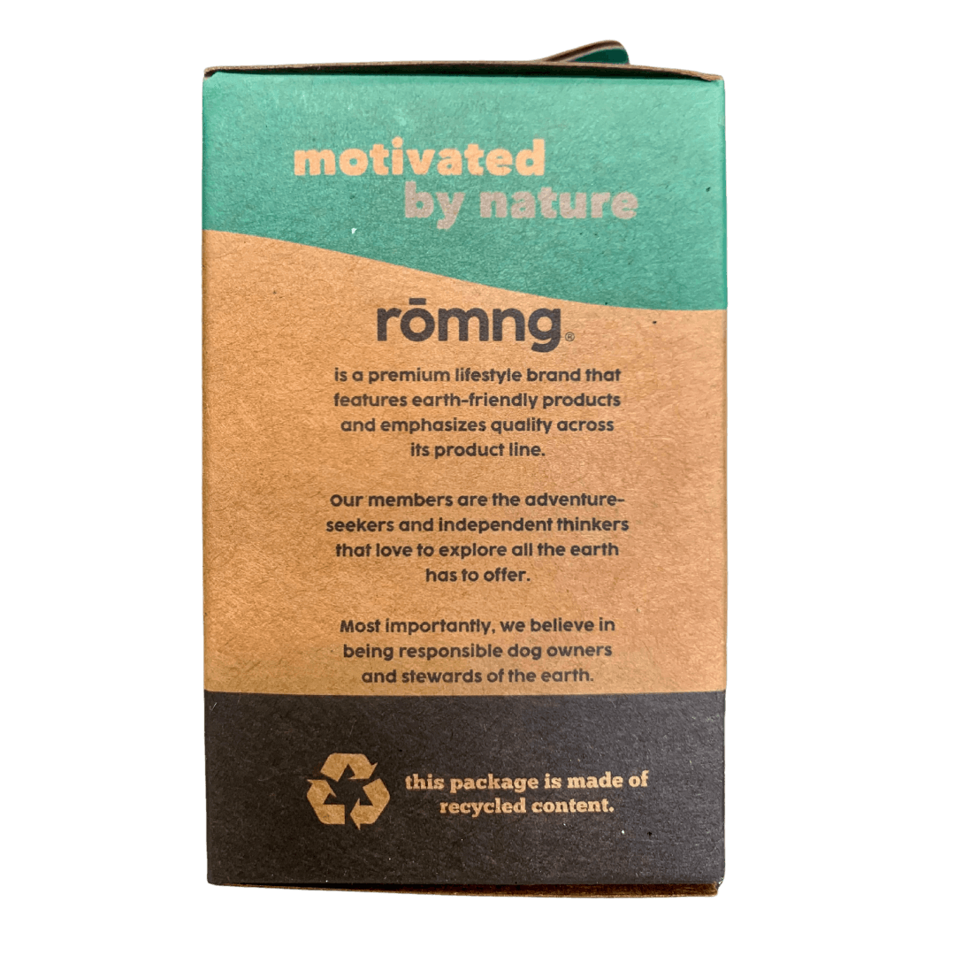Compostable Dog Poop Bags + Bamboo Dispenser