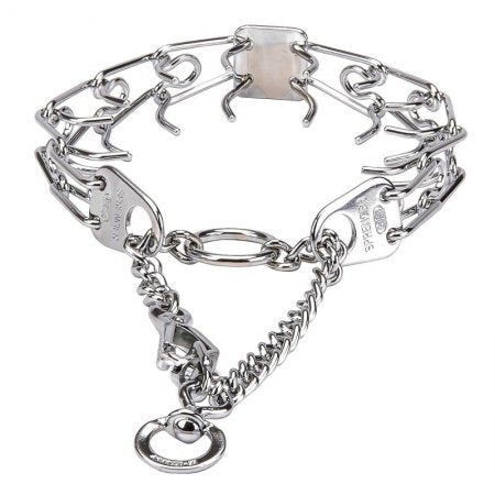 Herm Sprenger Quick Release Chrome Prong Collar with Scissor Snap - Sierra Canine Supply