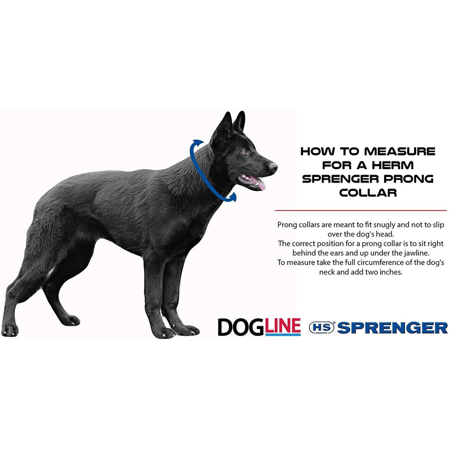 Herm Sprenger Quick Release Chrome Prong Collar with Scissor Snap - Sierra Canine Supply