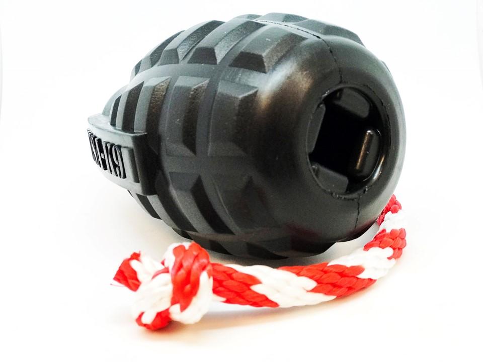 USA-K9 Magnum Grenade Durable Rubber Reward Toy - Sierra Canine Supply